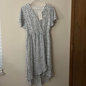 Sienna Sky blue flower dress size S